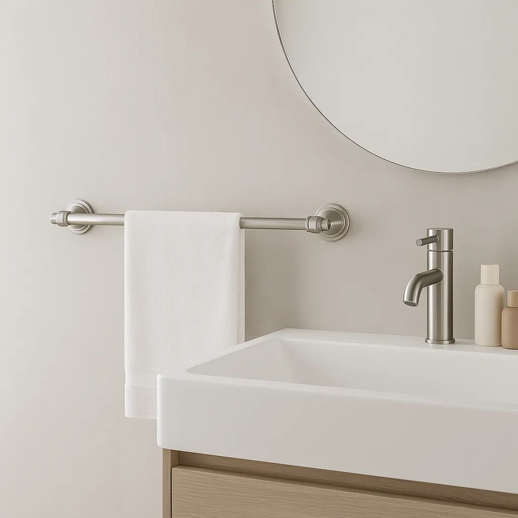 Rea Aristo, vešiak na uterák 60cm, brúsená oceľ, REA-98501