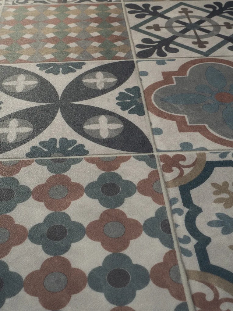 Beaulieu International Group, PVC podlaha - lino Livitex Retro 2793, na mieru, šíře 3m,4m, viacfarebná, filc, chodba / predsieň