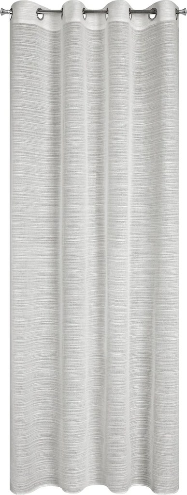 ZÁCLONA NA KRÚŽKOCH ARIA 140X250 CM KRÉMOVÁ