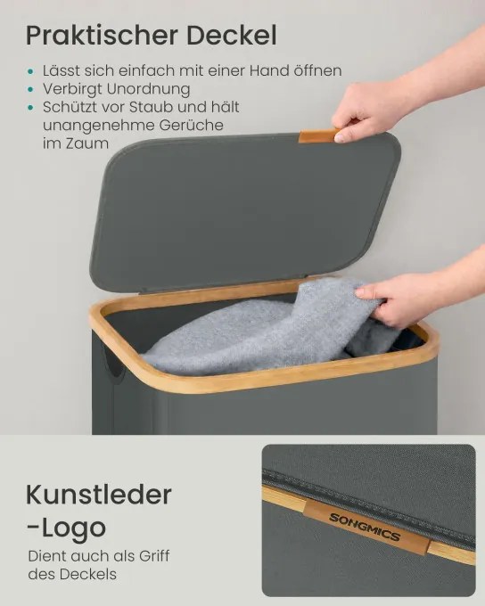 Kôš na bielizeň LCB516GN01