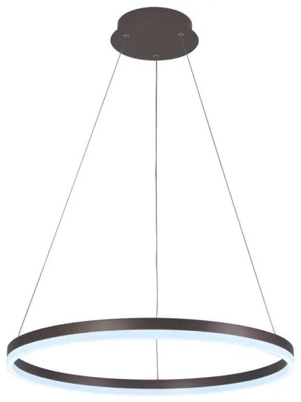 Brilagi - LED Stmievateľný luster na lanku CIRCLE LED/42W/230V 3000-6500K hnedá + DO