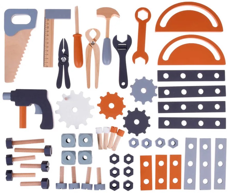 Jokomisiada Veľká drevená dielňa + náradie a DIY box ZA4836