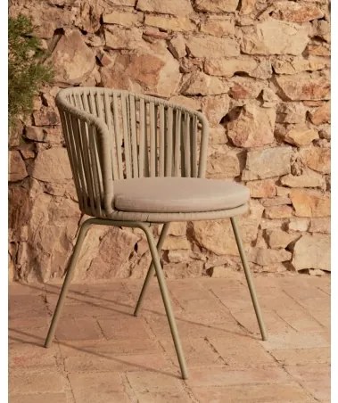 SACONCA záhradná stolička Béžová