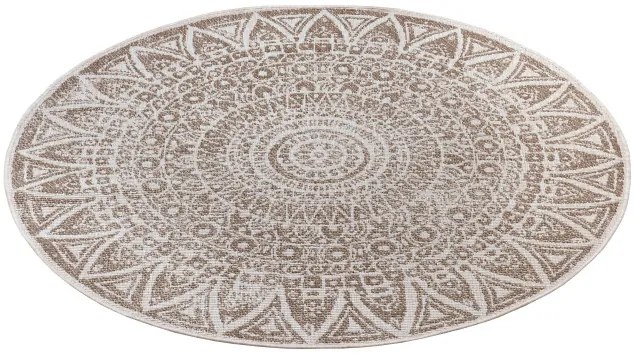 Obojstranný koberec Hanse Home Nora Lilja linen kruh