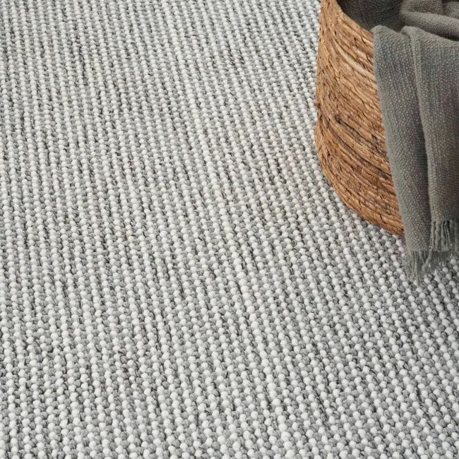 Koberec NATURAL TEXTURE ivory / sivý