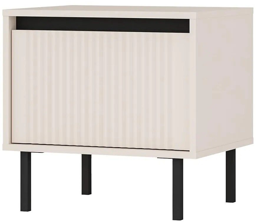 Nočný stolík Osaka 801 1S pieskovo béžová