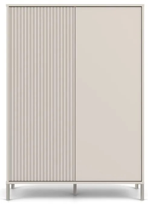 Vitrína KAMARO 2DD 103,5 cm kašmírová