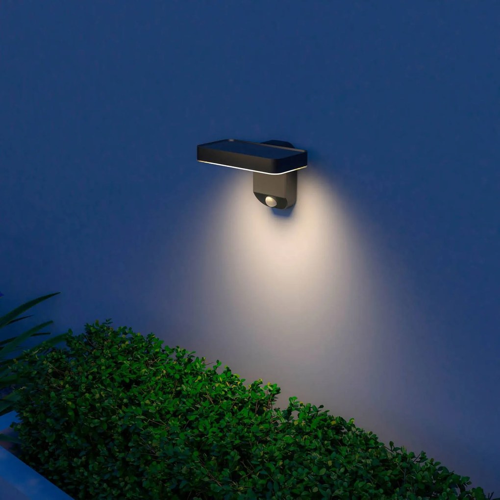 Calex Smart Outdoor solárna lampa, snímač, RGBW