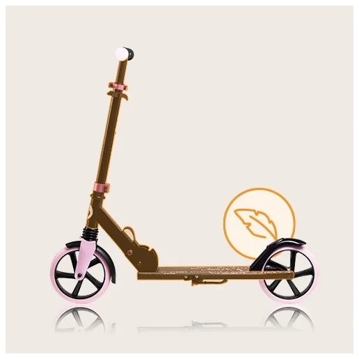 Lionelo - Detská kolobežka LUCA čierna/ružová