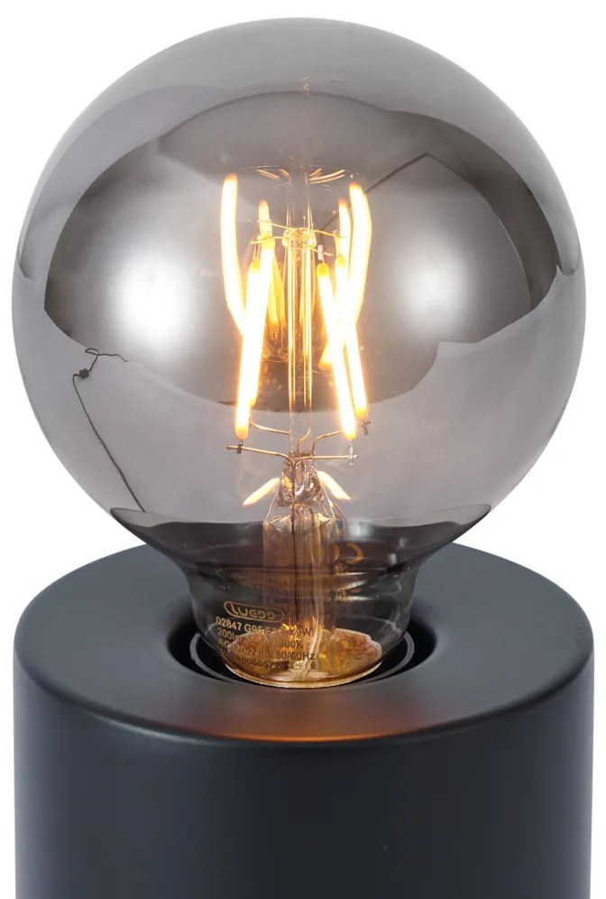 Moderná stolná lampa čierna 13cm - Cylinder