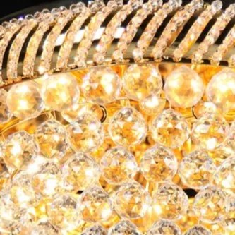 Dizajn krištáľová stropnica Ø60*25