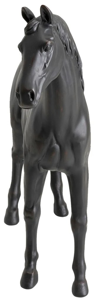 Cavallo soška čierna 82 cm