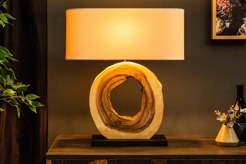 Stolná lampa OrganicArtwork 55cm orech