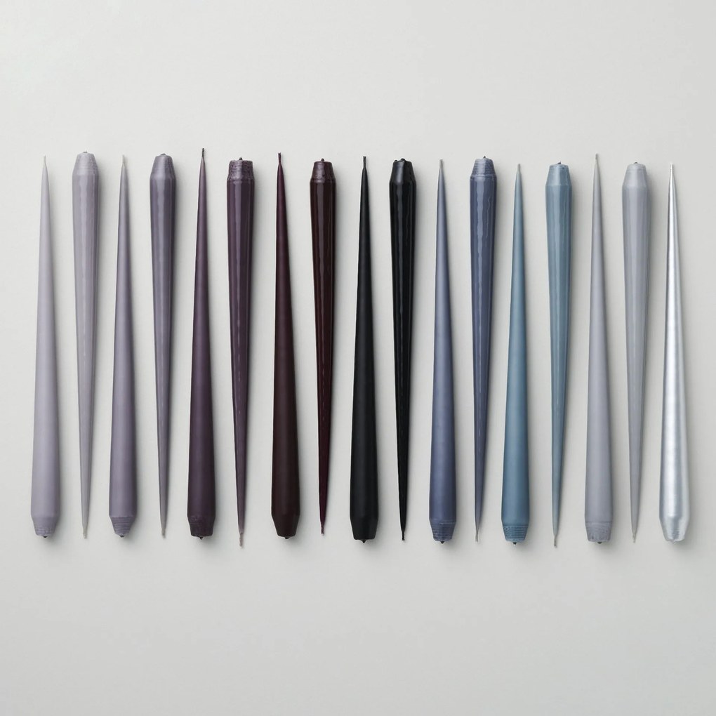 ester & erik Sviečka Taper 32 cm – 42 Muted Mauve – sada 2 ks
