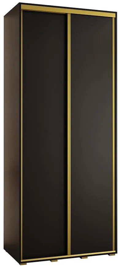 Skriňa 45 Canaris 1 110 čierna/gold