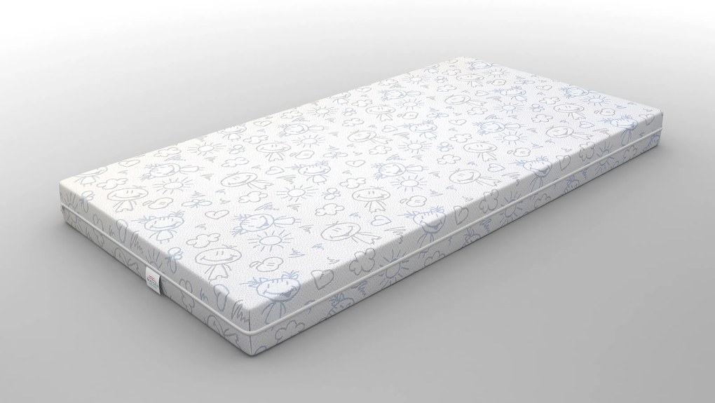 Detský matrac LUX COMFORT TODI KIDS 160x80x12 cm - pena/masážna pena