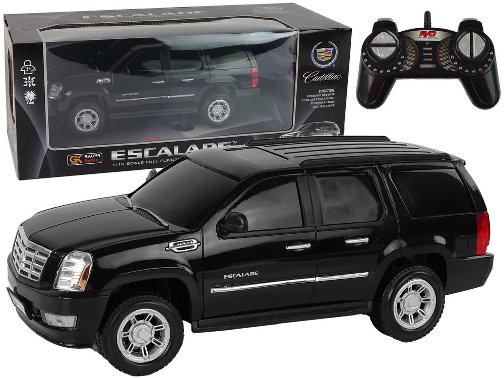 Lean Toys Auto Cadillac Escalade R/C 1:16 - čierne