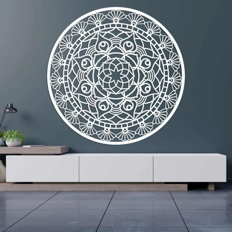 Drevená mandala na stenu – Symbol harmónie a pozitívnej energie I SENTOP PR0176