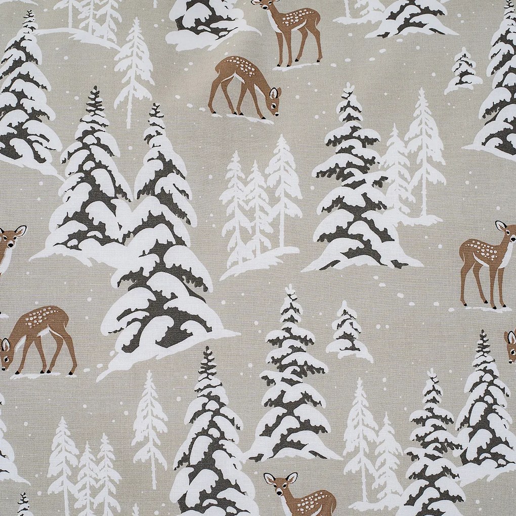 4Home Bavlnené obliečky Christmas forest, 140 x 220 cm, 70 x 90 cm