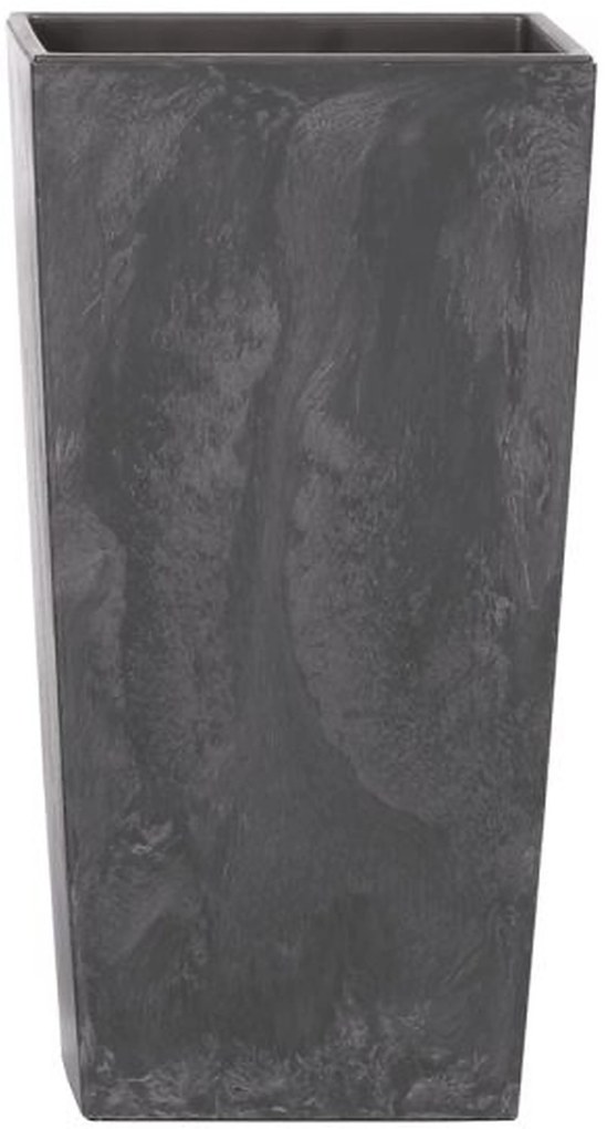 Prosperplast URBI SQUARE EFFECT Kvetináč 12,6 cm, antracit DURS125E
