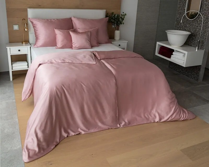 Posteľná bielizeň - Luna staroružový bambusový satén 40/40