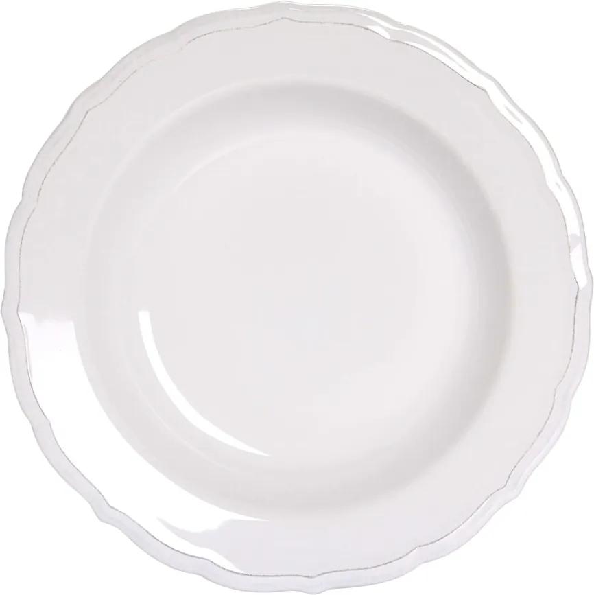 EATON PLACE Hlboký tanier 23,5 cm - biela