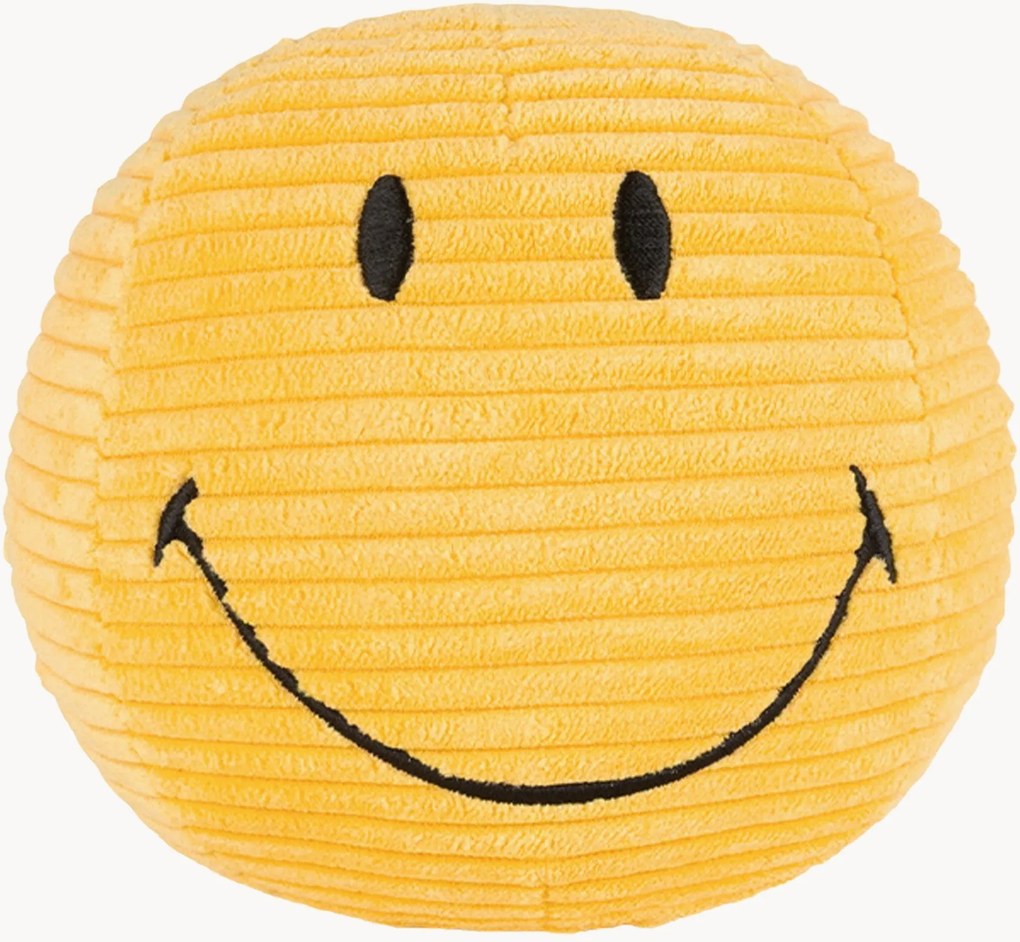 Malá menčestrová plyšová hračka Smiley
