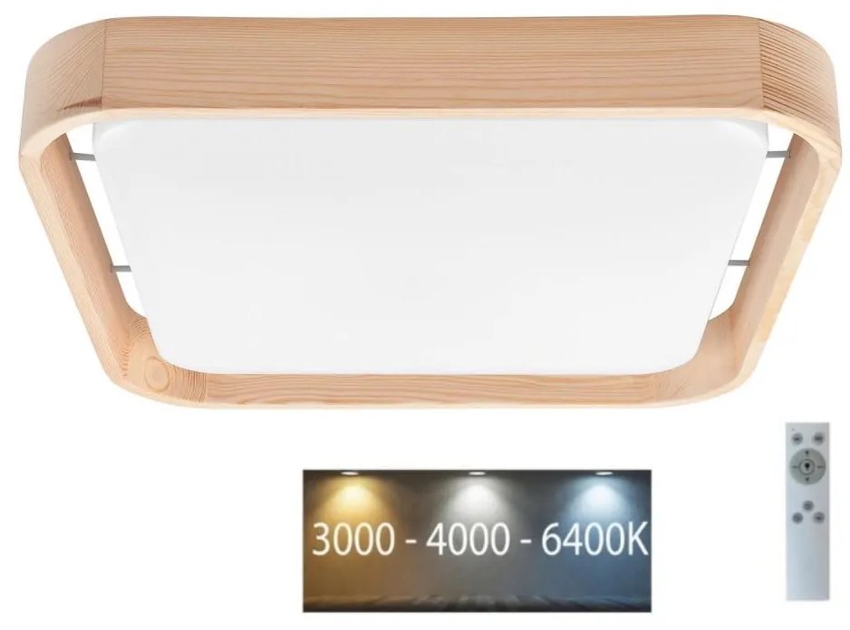 Brilagi - LED stropné svietidlo MANAROLA CUBIC LED/24W/230V 3000-6500K + diaľkový ovládač