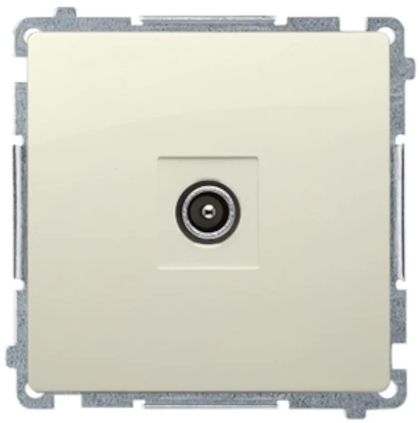 B BMAK3.01/12 anténová zásuvka jednotlivá konečná béžová