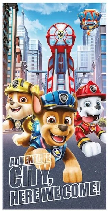 Osuška Paw Patrol City, 70x140 cm