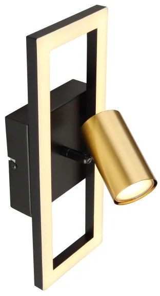 Globo 57032-1- LED Nástenné bodové svietidlo MARRIE 1xGU10/5W/230V + LED/12W/230V