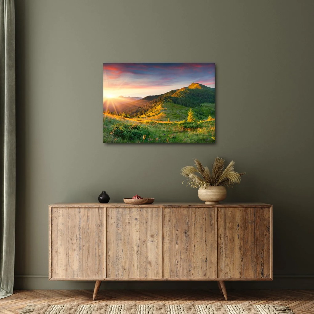 Obraz - Letná krajina (70x50 cm)