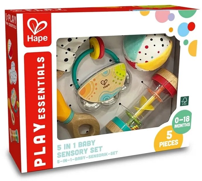Hape Baby Senzorická súprava 5v1
