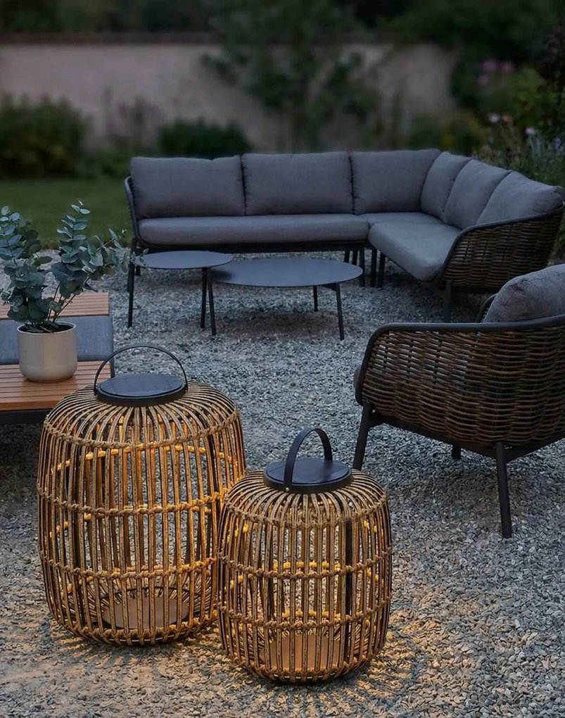 Záhradná solárna lampa Borneo (S)