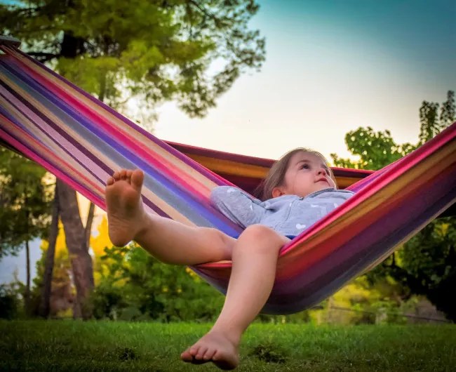 Závesná sieť pre dve osoby žltá 400257A