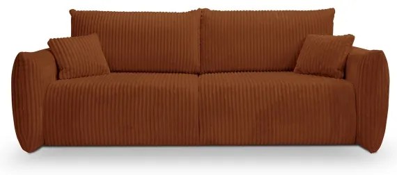 Rozkladacia dvojmiestná pohovka FRIDA hnedá