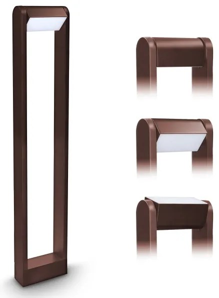 Brilagi - LED vonkajšia lampa CROTONE LED/7W/230V hnedá IP54 80 cm