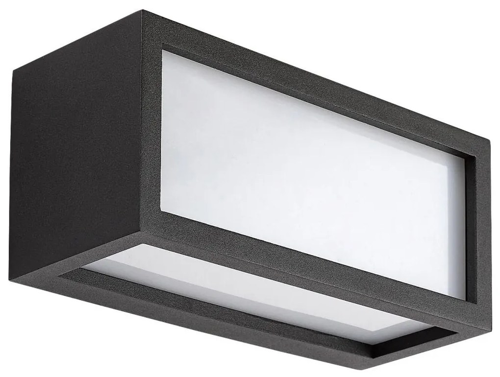 Rabalux 77099 - LED Vonkajšie nástenné svietidlo LUBLIN LED/10W/230V IP54 čierna