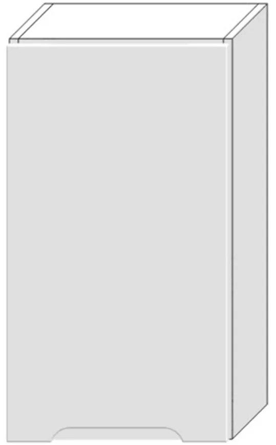 Skrinka do kuchyne Zoya W40 Pl Biely hrášok / Biely