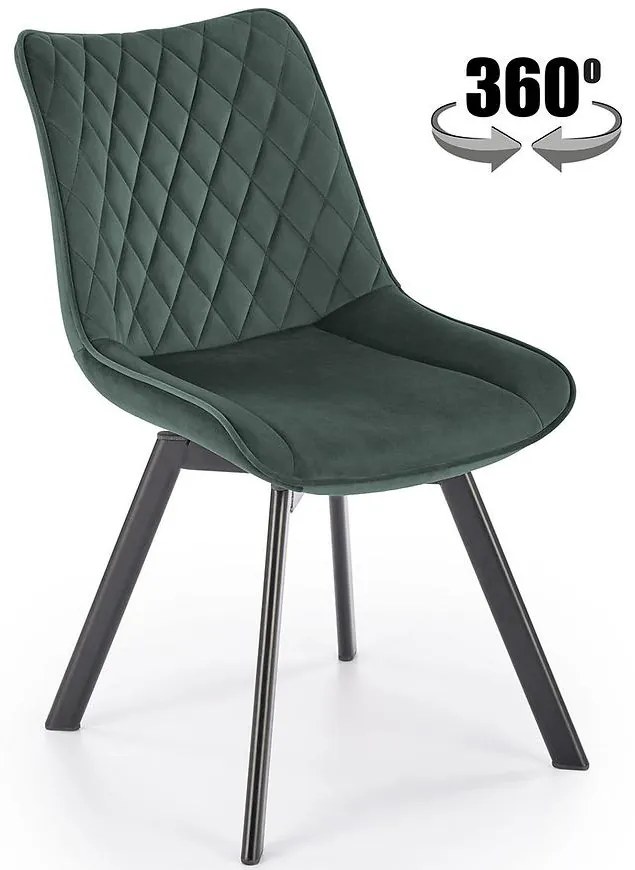 Stolička K520 tmavý zelená