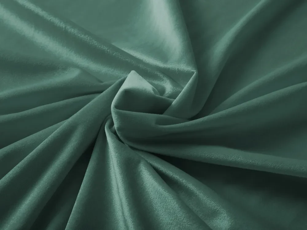 Biante Zamatový záves SV-036 Ľadovo zelený 2 140x200 cm