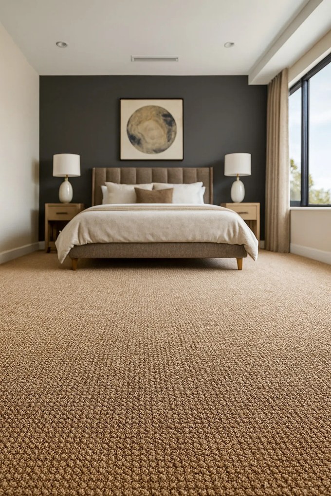 Timzo, Koberec metráž Orion 9239, na mieru, šíře 4m,5m, béžová, filc, chodba / predsieň