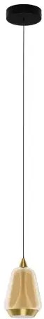 Minimalistický luster Alish 1 Zlatá