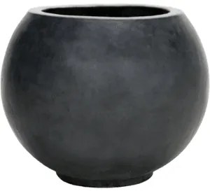 Kvetináč Plain De Luxe Globe anthracite 66x50 cm