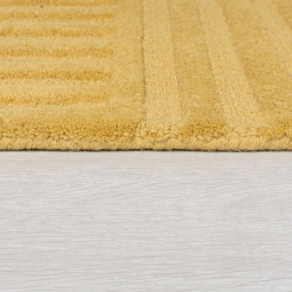 Flair Rugs koberce Kusový koberec Solace Zen Garden Ochre - 160x230 cm