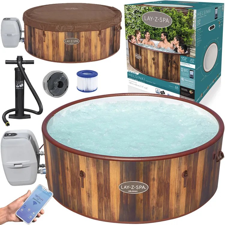 Vírivka Lay-Z-Spa Helsinki Air Jet Jacuzzi BESTWAY - 60025