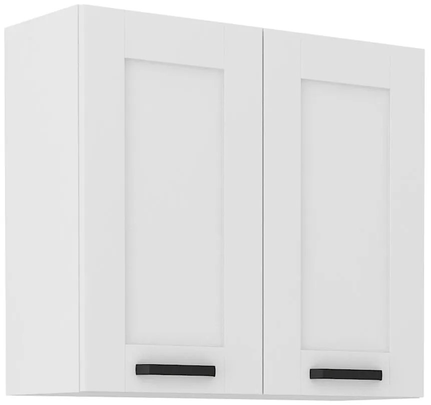 Kuchynská skrinka LUNA biely mat/biely 80g-72 2f