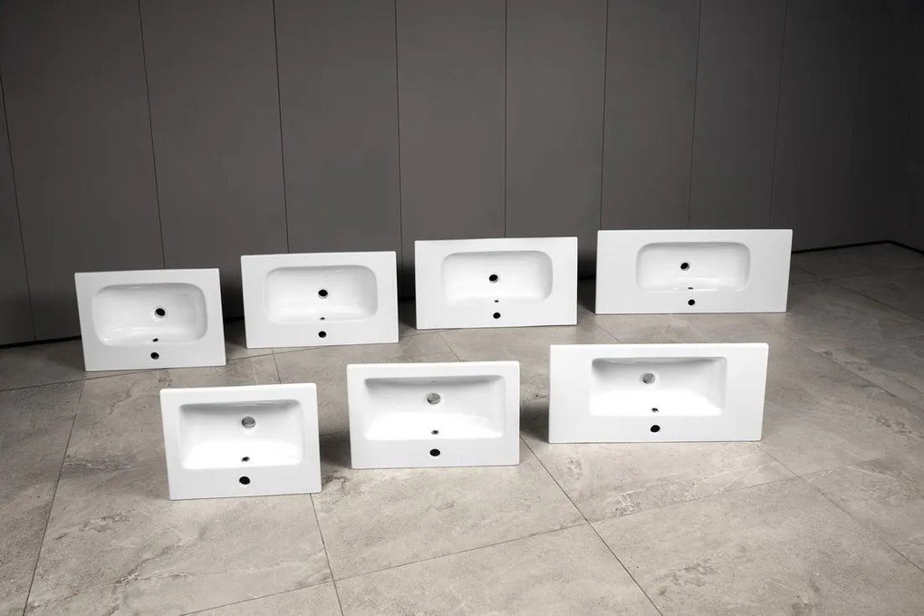 Sapho Sapho, CIRASA STRIP umývadlová skrinka 118,4x64x46cm, biela matná, CR121-3131S-21