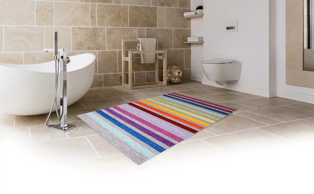 Oriental Weavers, AKCIA: 💧🛡️55x85 cm Protišmykový prateľný behúň Laos 39/999X + aplikovaná impregnácia, viacfarebná, chodba / predsieň