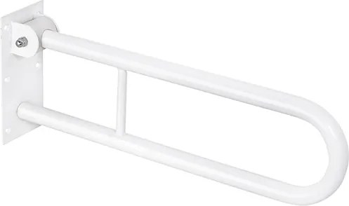 Bemeta Design HELP: Madlo, 600 mm, v tvare U, sklopné, s aretáciou, bez krytky, biela - 301507804